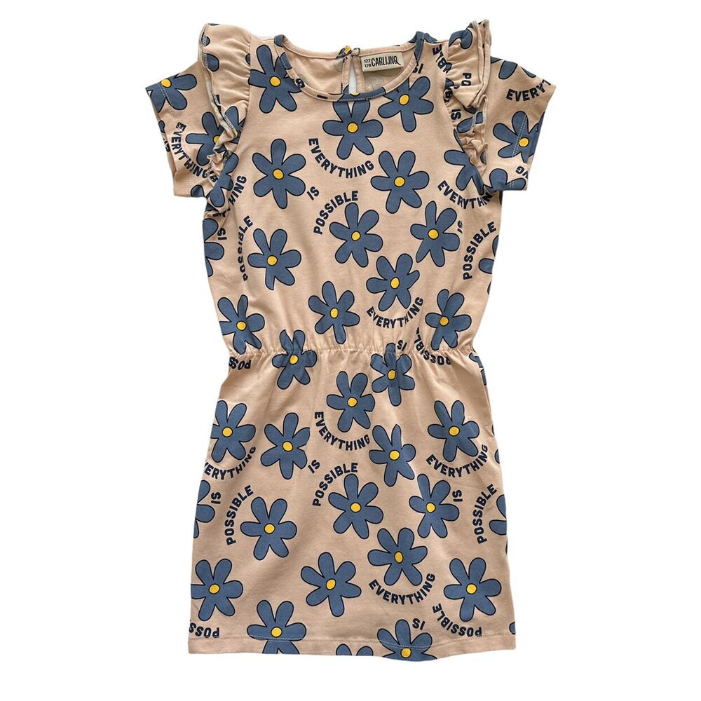 NWOT Carlijnq Floral Everything Is Possible Dress